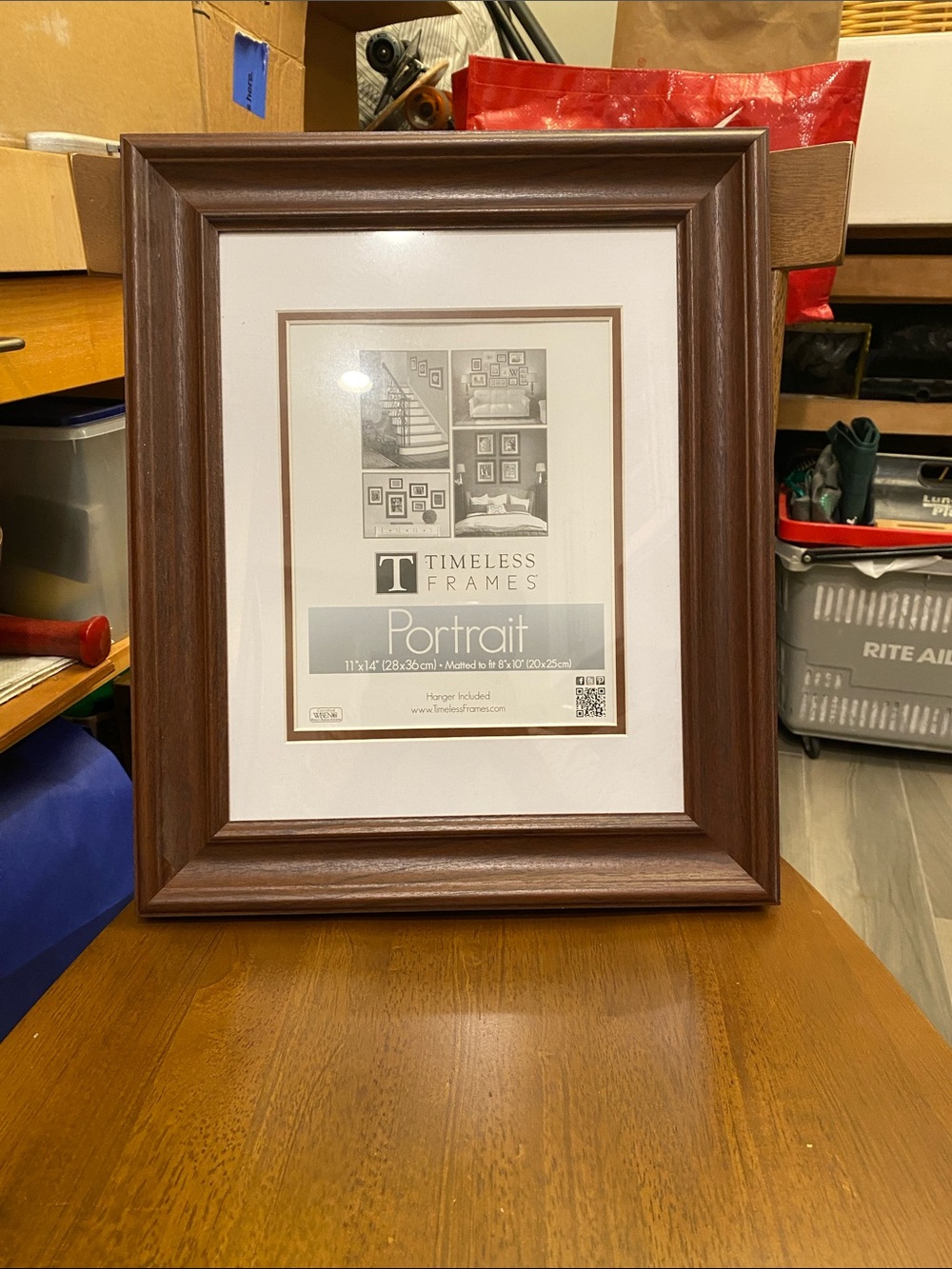 Wood Portrait Picture Frame